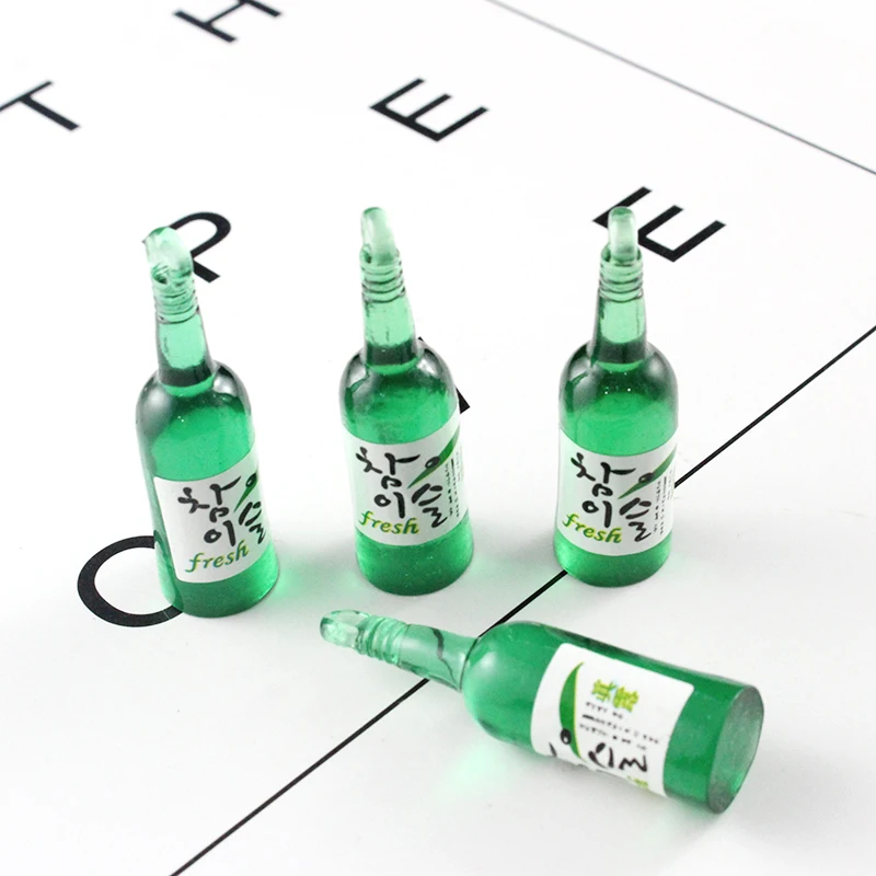 

6PCS Acrylic Korean Liquor Soju Style Pendant Charm Drink soju Charm Drink Necklace Bracelet Earring DIY Jewelry Supplies