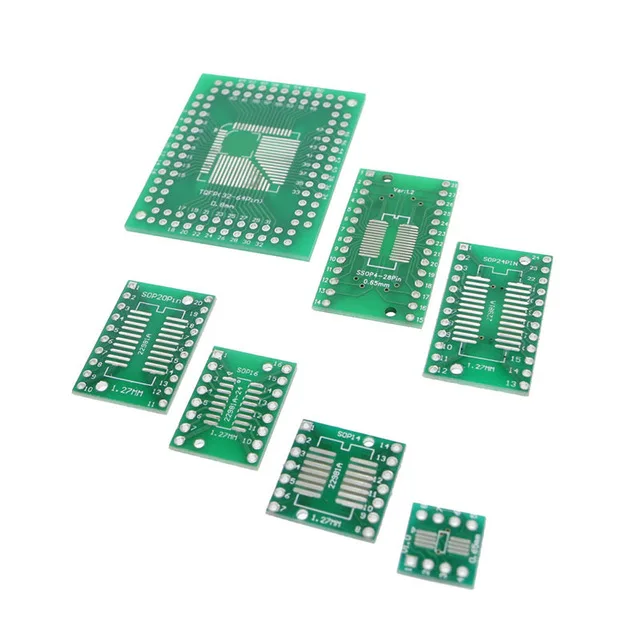 30 шт./лот Комплект печатной платы SMD адаптер конвертер FQFP SOP8 SOP14 SOP16 SOP20 SOP28 QFP SOP 8 14
