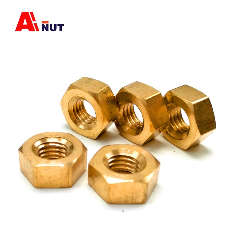 

m1.4-M30 brass hexagon nuts ,DIY brass nut , Bolt matching nut high quality Miniature nuts