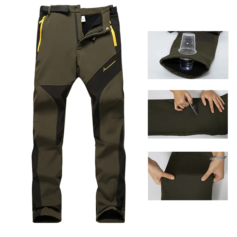 Invierno pantalones de senderismo mujer impermeable Sofshell caminatas al aire libre pantalones térmica deportes Windstopper Camping escalada de montaña 3XL Invierno pantalones de senderismo mujer impermeable Sofshell caminatas al aire libre pantalones térmica deportes Windstopper Camping escalada de montaña 3XL