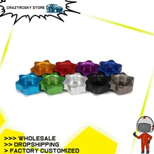 Wheel Hub Hex Nut Fine Anti Dust Cover 17mm Aluminum For 1 8 RC Car Buggy