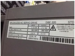 

Control Techniques DBE220 used