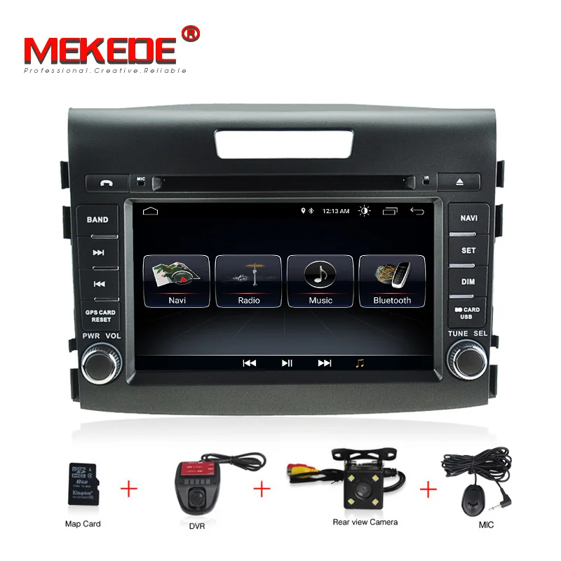 

HD Capacitive screen 1024x600 HD Android 8.0 7inch 2Din 7'' HD screen Car DVD GPS radio Stereo player For honda CRV 2012-2015