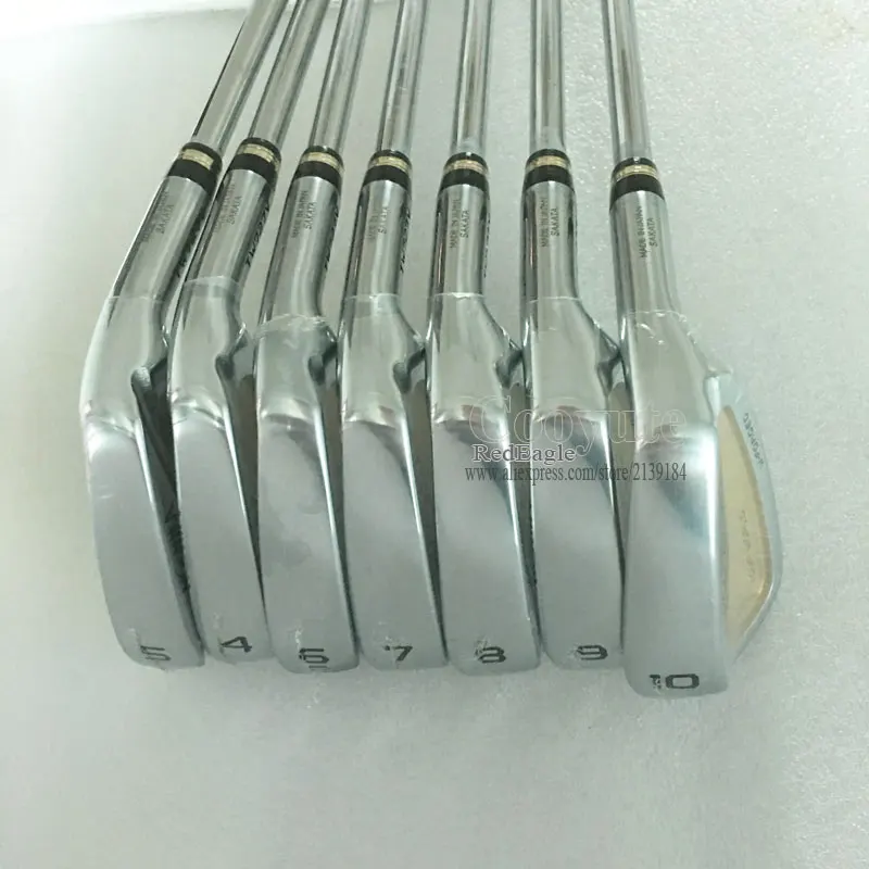 Новые клюшки для гольфа HONMA TW727V утюги для гольфа набор 4-10 золотых утюгов набор клубов Стальной вал R или S Гольф Вал Cooyute