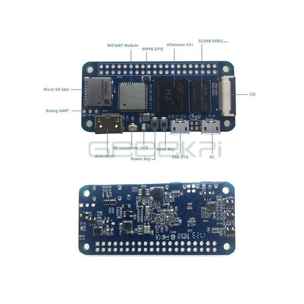 Banana pi Bpi-m2 Zero Quad Core Placa de Desenvolvimento de Computador de Placa Única - Imagem 5