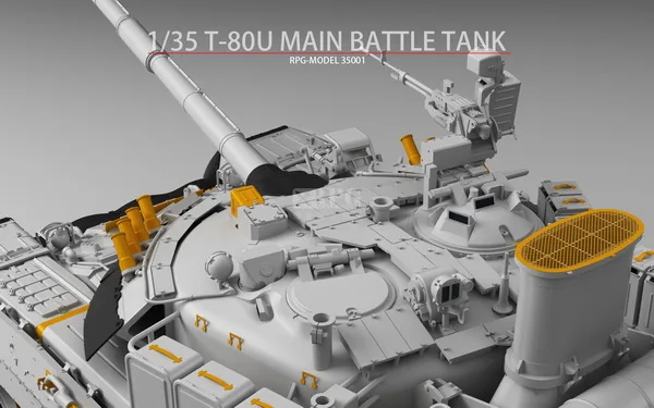 RPG-35001 1/35 русский основной боевой танк T-80U
