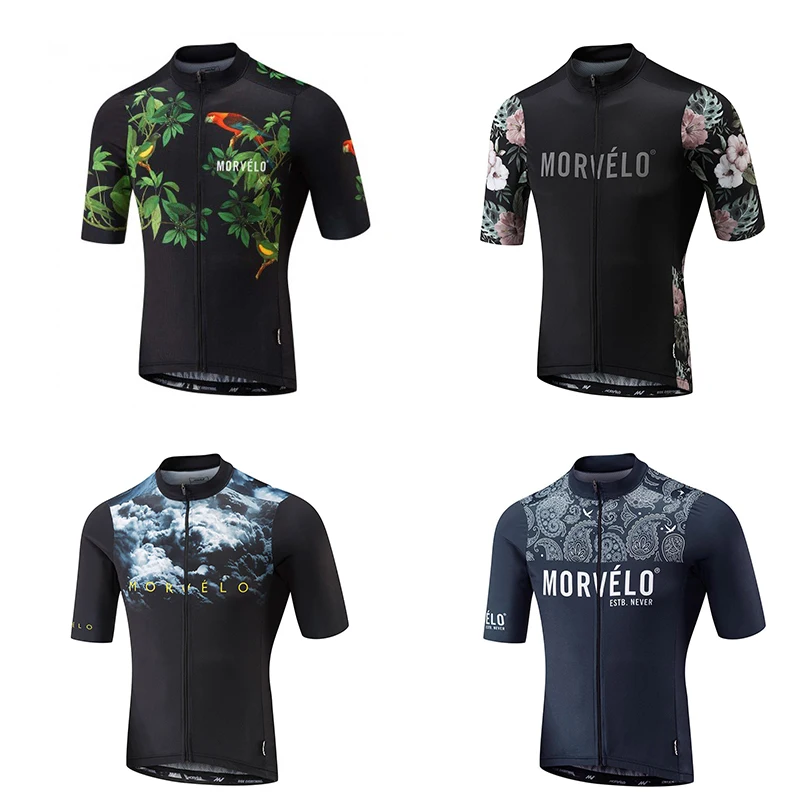 2019 MORVELO реального быстросохнущая Велоспорт трикотаж летние шорты рукавом горный