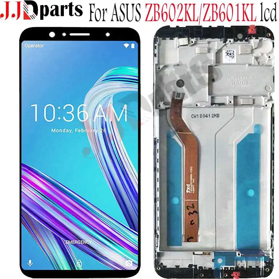 

Original For 5.99" ASUS ZenFone Max Pro M1 ZB601KL ZB602KL LCD Screen Display+Touch Digitizer Frame For ASUS ZB602KL lcd display