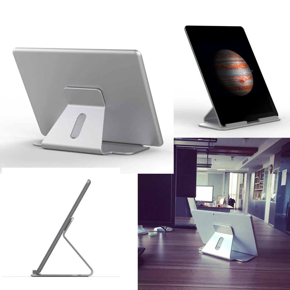 Подставка для планшета стальная ручка для iPad Mini Pro Surface 7-13 дюймов 9,7 ''12,9'' держатель поддержки для apple 7,9 ''-12,9 дюймов