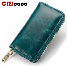 Держатель ключа кошелечного типа натуральная кожа унисекс твердый ключ кошелек ключи Органайзер сумка автомобильный кошелек для экономки держатель для карт