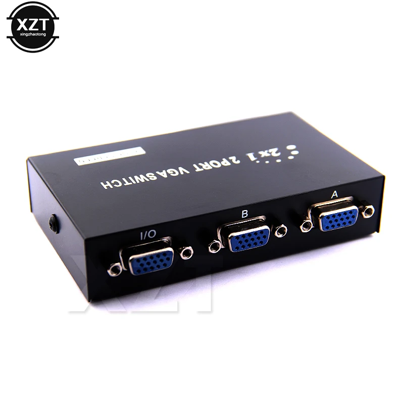 2 Port HD VGA SVGA Sharing Switch Box For LCD PC TV Monitor Video 2 In 1 Out for PC Laptop vga kvm switch