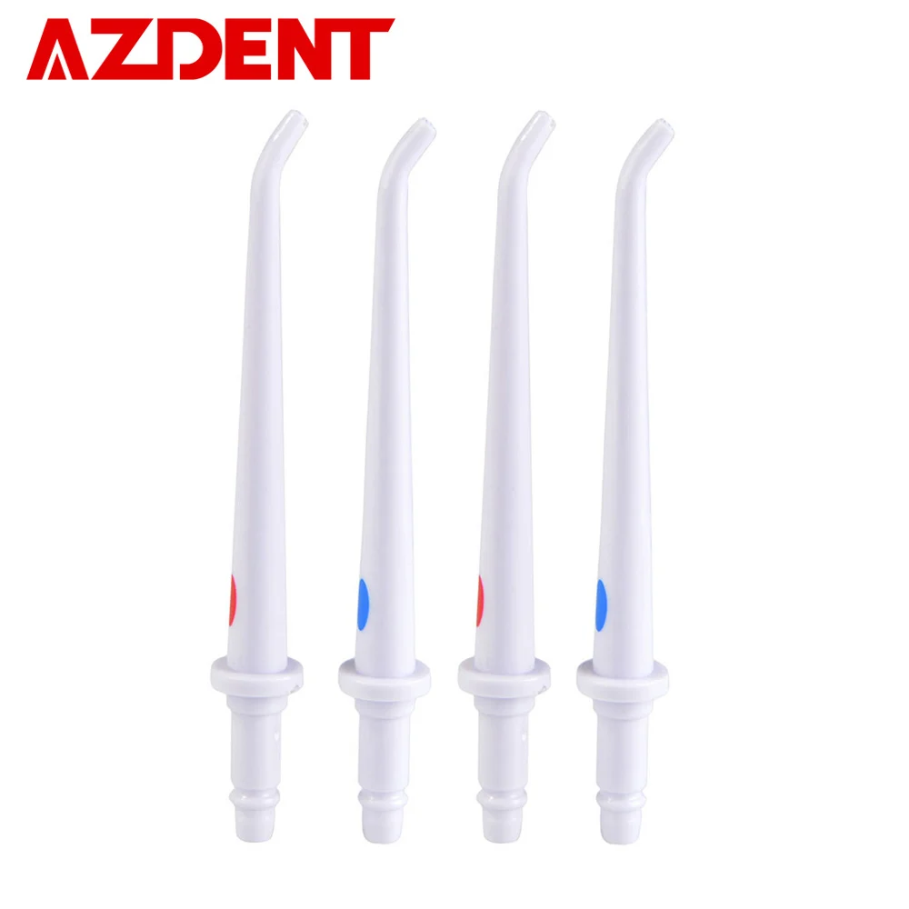 

4PCS Replacement Tips for AZDENT LV800 Portable Water Dental Flosser Oral Irrigation Nozzles Tooth Flossing Cleaner Teeth Whiten