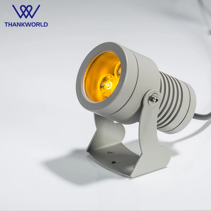 

2017 New Led spotlight outdoor 3W Spotlights aluminum reflector ip65 led flood light Garden paths Outdoor LED lighting for tree