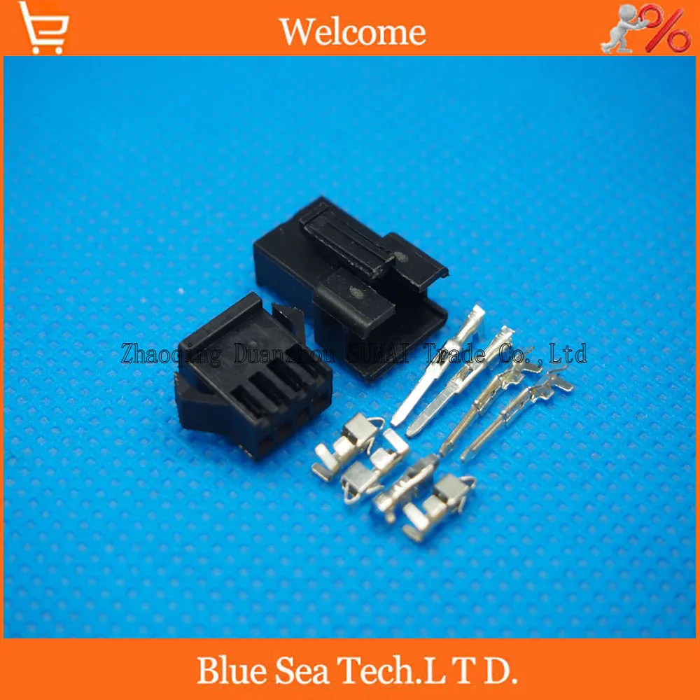 

4 Pin connector 2.54mm SM-4P Kit JST2.54 connector for E-Bike/ car /electronic circuit ect.