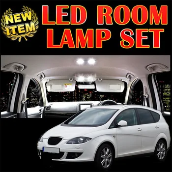 

Tcart 6pcs free shipping Error Free Car LED Interior Lights Kit Auto Led Bulbs Festoon Lamp For Seat Altea accessories 2007-2015