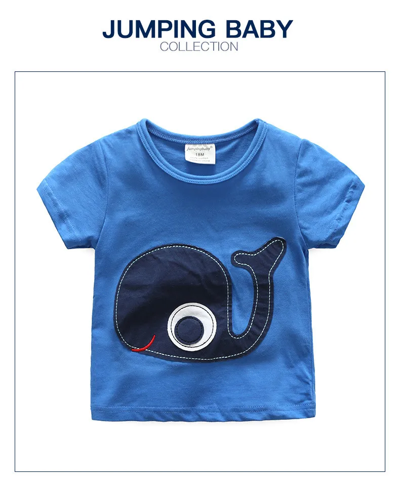 2017 Kids Boys Summer T-Shirts Clothes Baby Cotton T-Shirts Clothing Roupas Infantis Menino Camiseta Vetement Enfant Garcon New11