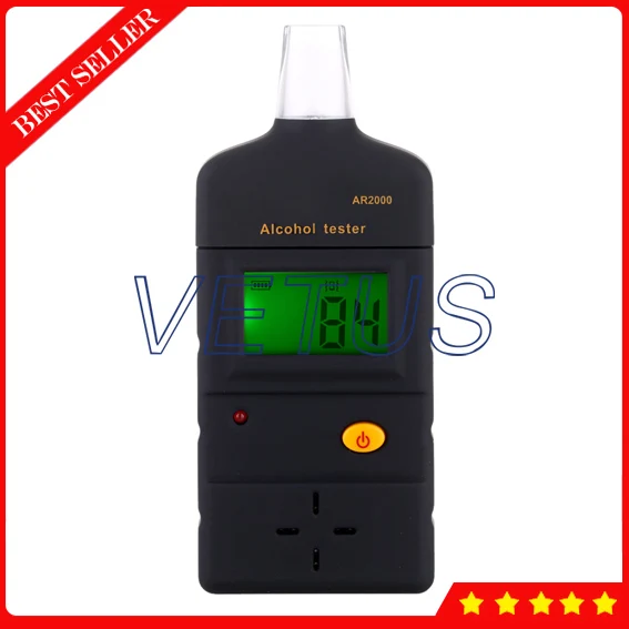 

Smart Sensor AR2000 Hangheld digital Alcohol Detector meter tester