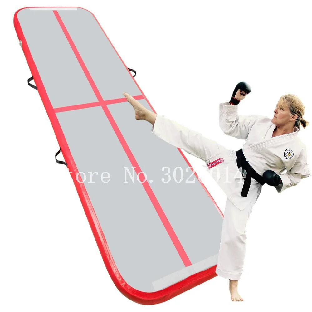 

Cheap Air Tracks Mat Track Gymnastics Equipment Inflatable on Water or Garden for Home Training with Pump Free Shipping