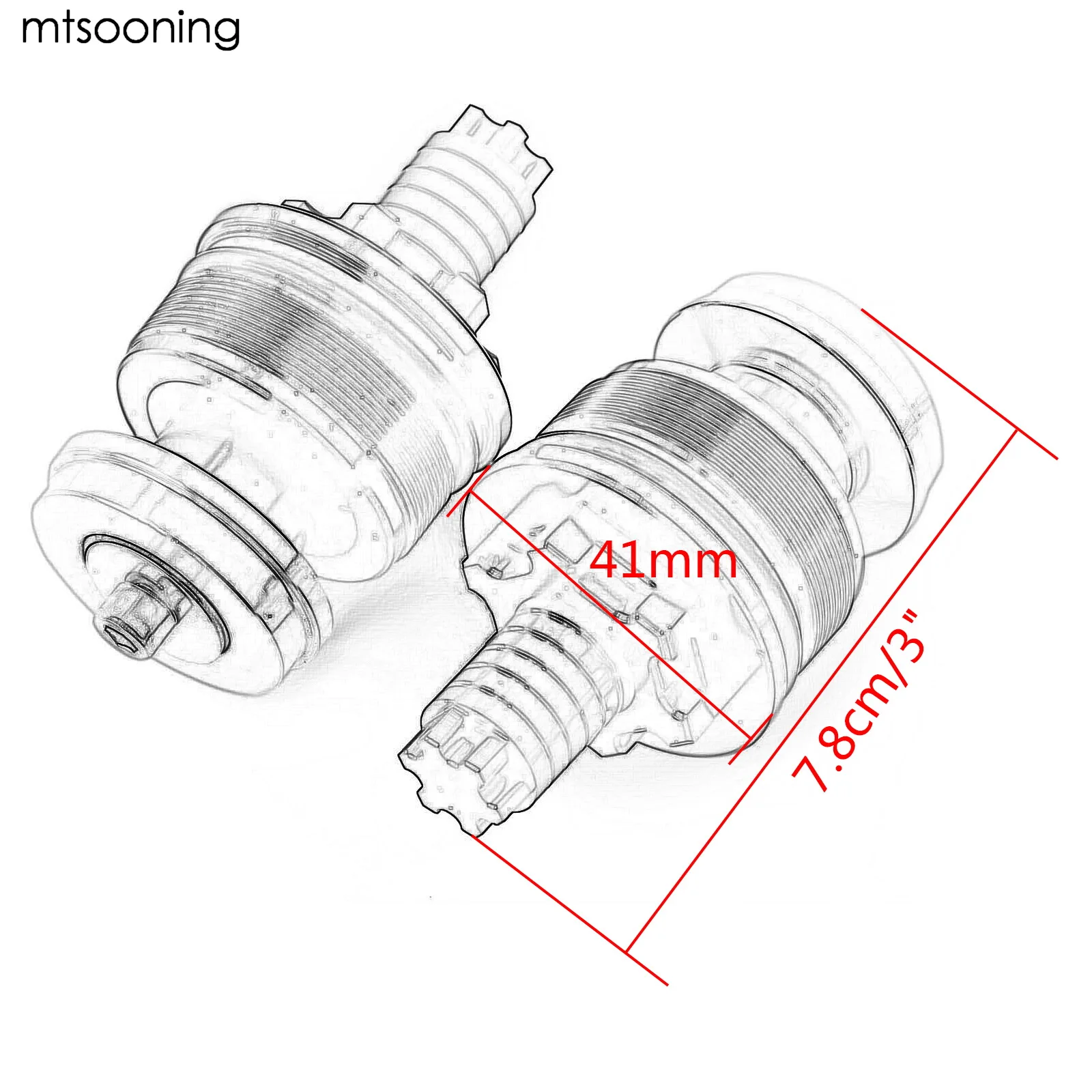 Мотоциклетные болты mtsooning 2 шт. с ЧПУ для регулировки предварительной нагрузки