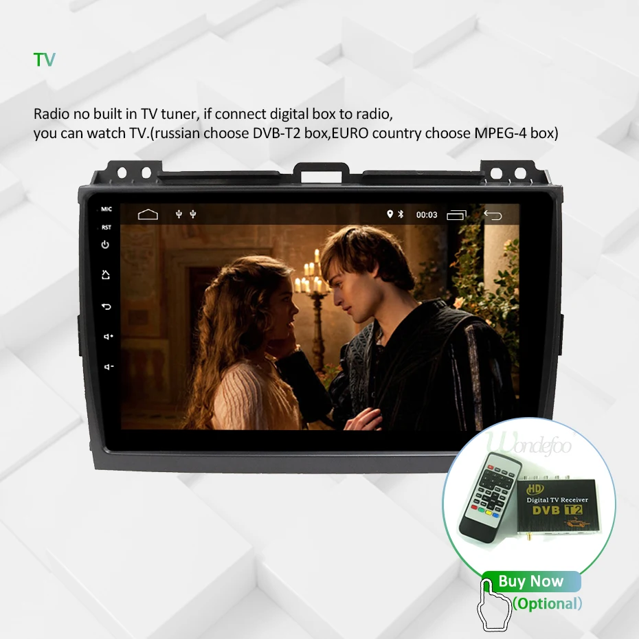 Flash Deal DSP IPS Android 9.0 Car GPS Radio for Toyota LAND CRUISER Prado 120 Lexus GX470 Multimedia Screen Build in 4G MODEM Slot No DVD 28