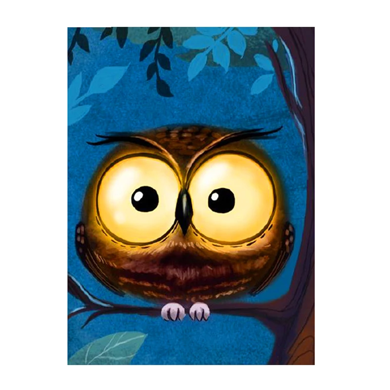DIY-Diamond-Embroidery-Cartoon-Series-Full-Square-Resin-Crystal-Wall-Art-Diamond-Painting-Owl-Picture-of