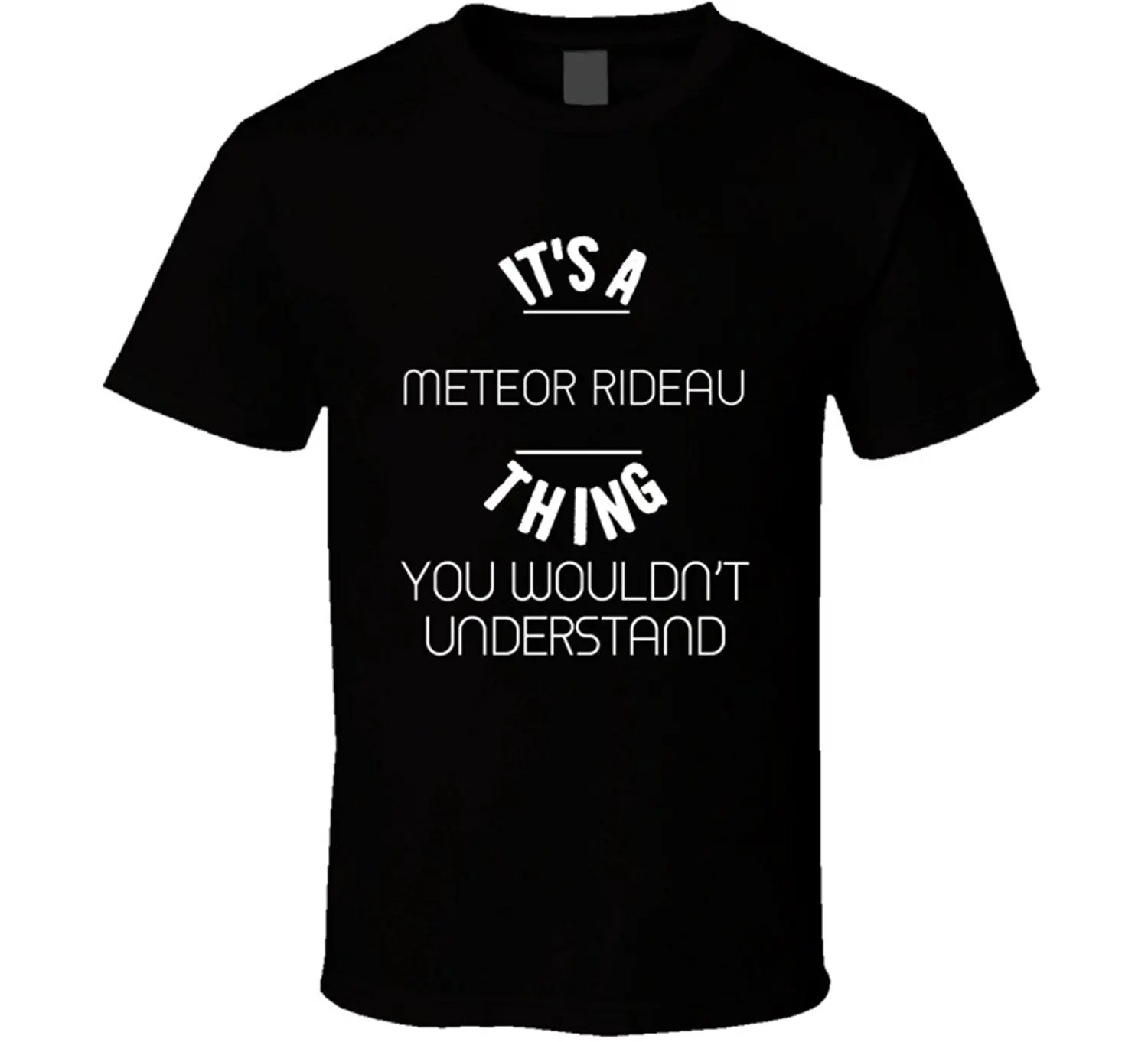 Tshirtshark Метеор Ридо вещь не понимаете забавные Авто футболка|Футболки| |
