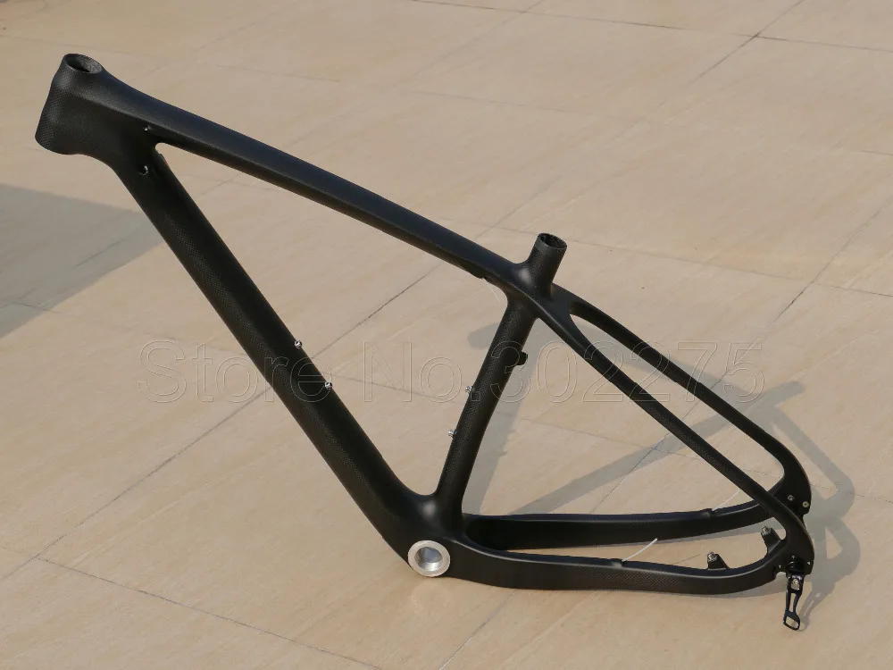 Excellent 2017# Bicycle Cycling Frame Full Carbon Mountain Bike MTB 29ER Thru Axle Frame  + Axle 142mm 1