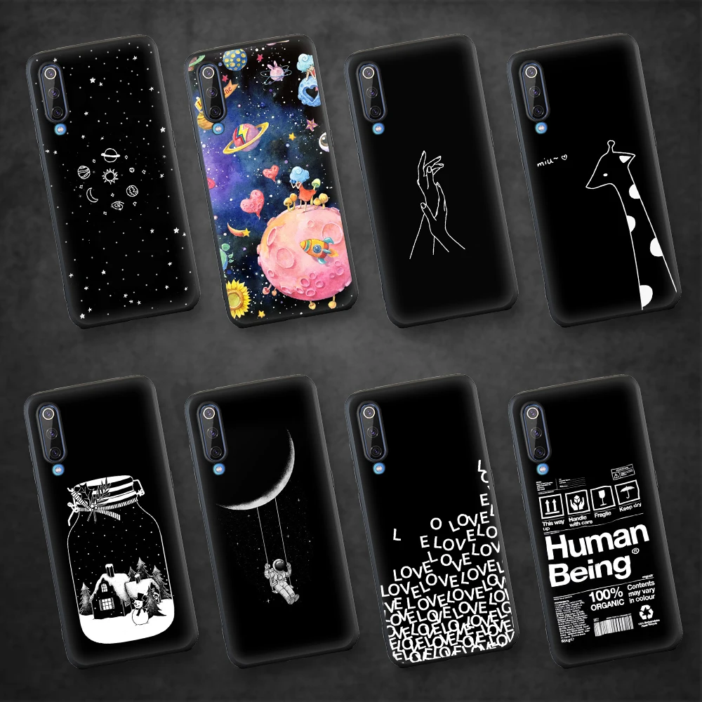 

Soft TPU Squishy Unicorn Pattern Case for Xiaomi Mi 9 Mi Play Floral Capa Cartoon Matte Pattern Case for Xiomi Mi 8 Lite 6 9 SE