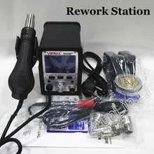 Паяльная станция с горячим воздухом SMD BGA паяльная станция, используемая для ремонта материнских плат, Электропаяльники 995D
