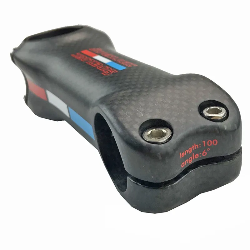 

carbon bike stem strong bicycle carbon stems 28.6mm 3k matt surface 6 degree fast free shipping Chinese bike parts cheap