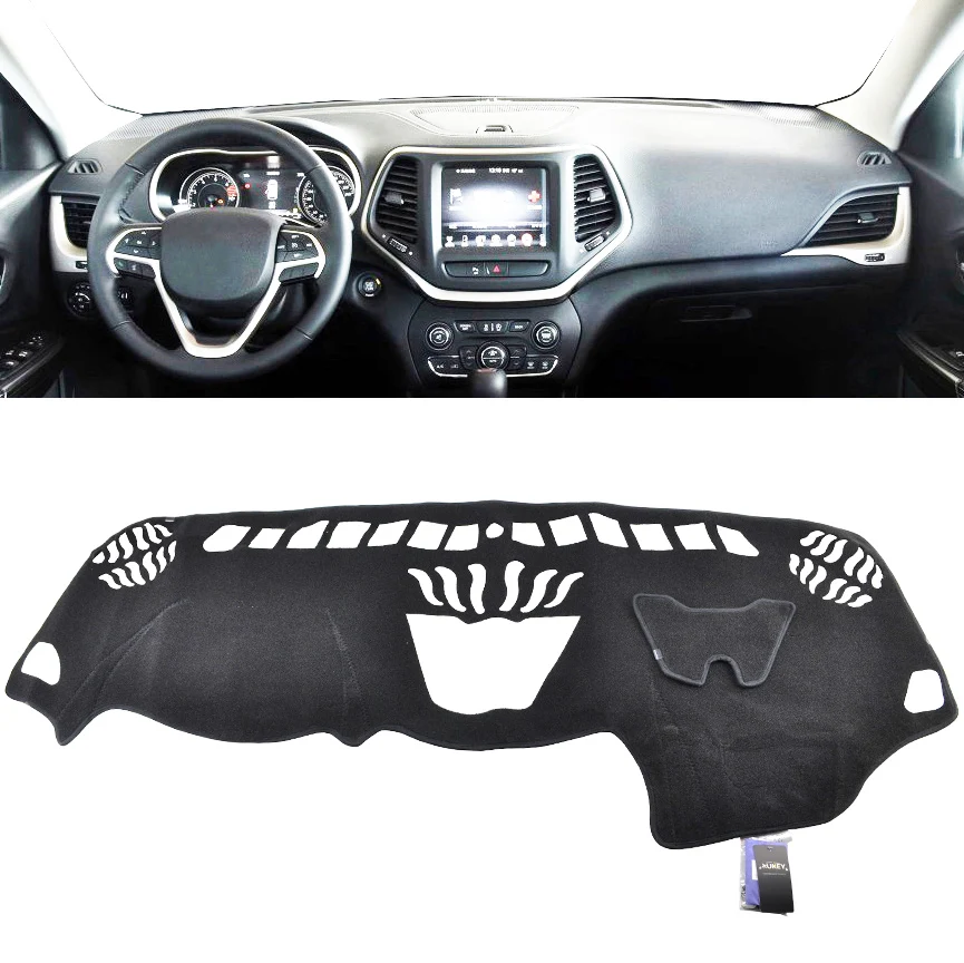 

Xukey Fit For Jeep Cherokee KL LHD 2014 2015 - 2018 Dashboard Cover Dashmat Dash Mat Pad Sun Shade Dash Board Cover Carpet