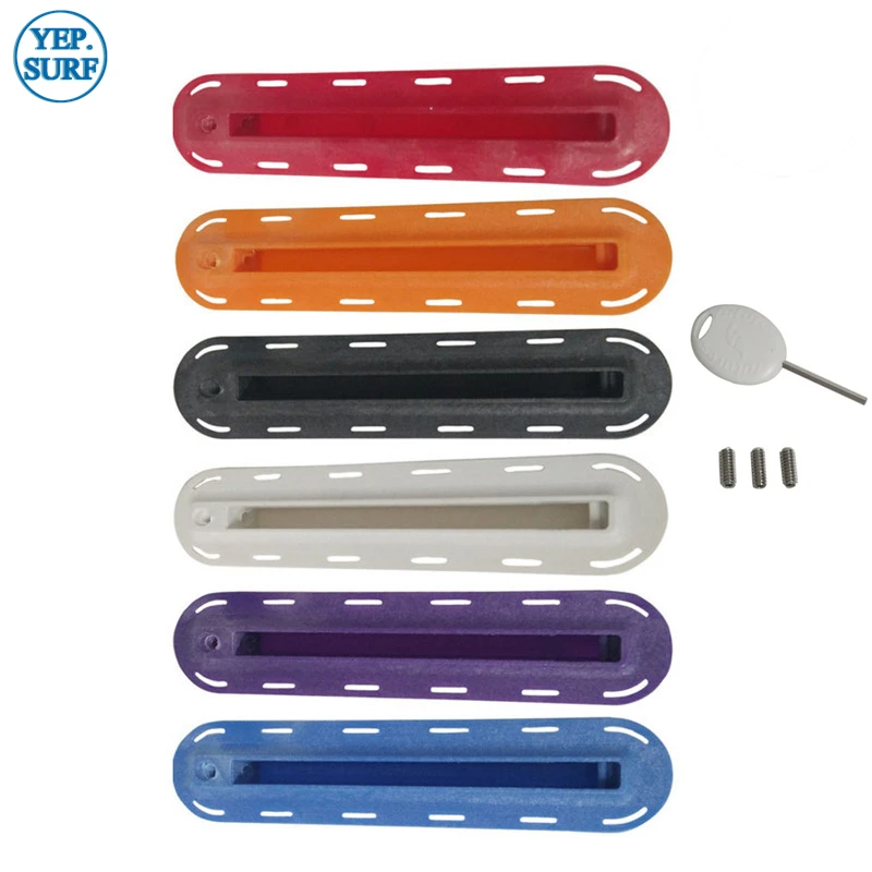 

Free Shipping Futures Fins Box with Key Surfboard Colorful Future Fins Plug High Quality Surfing Fin Plugs