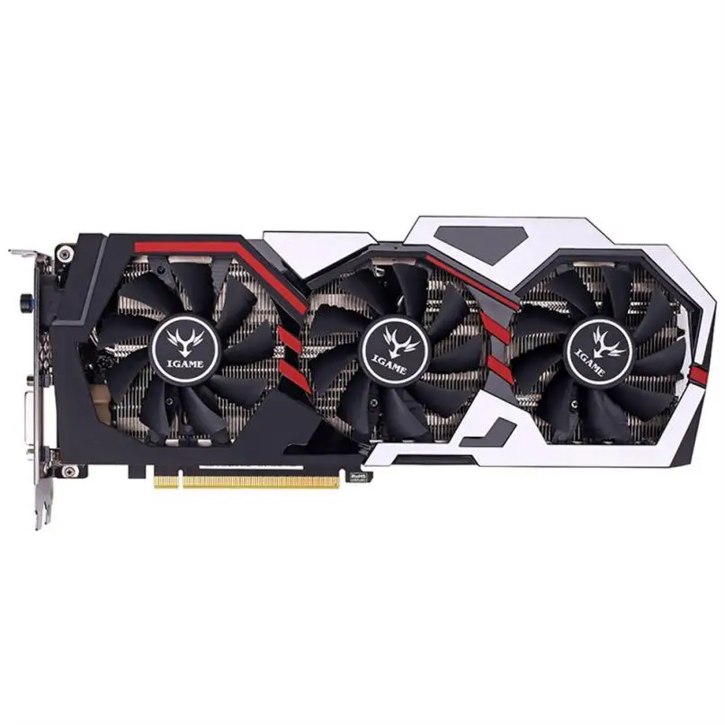 Красочная видеокарта iGame GTX 1070Ti Vulcan U Top 1607/1683 MHz 8G 256bit I3P5 M0328| |