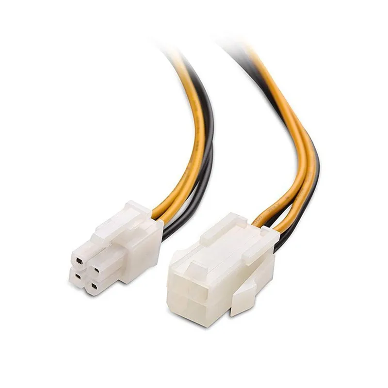 

18CM power supply cable ATX 12V 4 pin male to 4pin female computer PC CPU P4 extension cable cord PSU connector cord