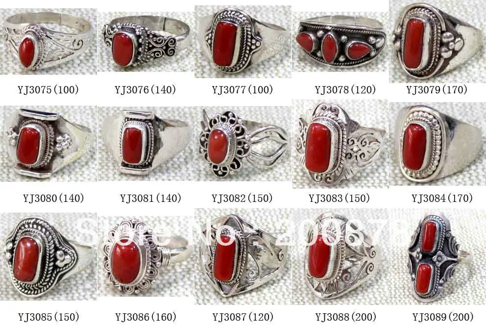 10 шт. мужские и женские кольца из серебра 925 пробы|ring ivory|ring patchring shell |