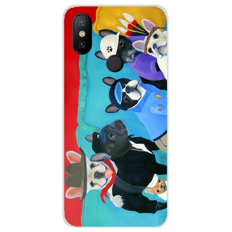 3D Cute Design For Xiaomi mi 6x case cover,20 patterns dog cat for Xiaomi mi 6x phone cases silicone BiNFUL 36