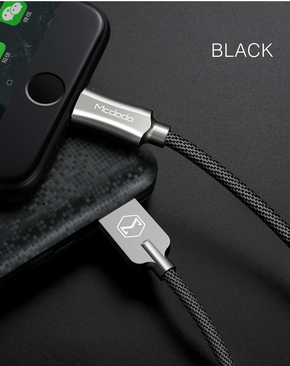 MCDODO USB кабель 2.4A для iPhone X XS MAX XR 8 7 6 5 6 S plus Кабель для быстрой зарядки кабель для зарядки мобильного телефона Usb кабель для передачи данных