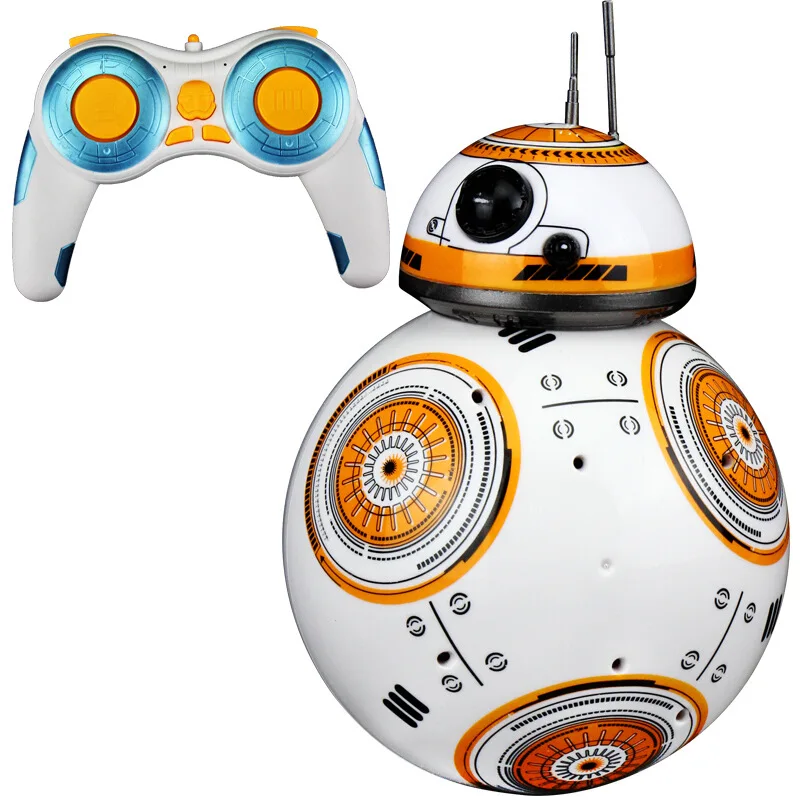 

RC Robot Star Wars RC 2.4G BB-8 Robot upgrade remote control BB8 robot intelligent with sound RC Ball kids toys