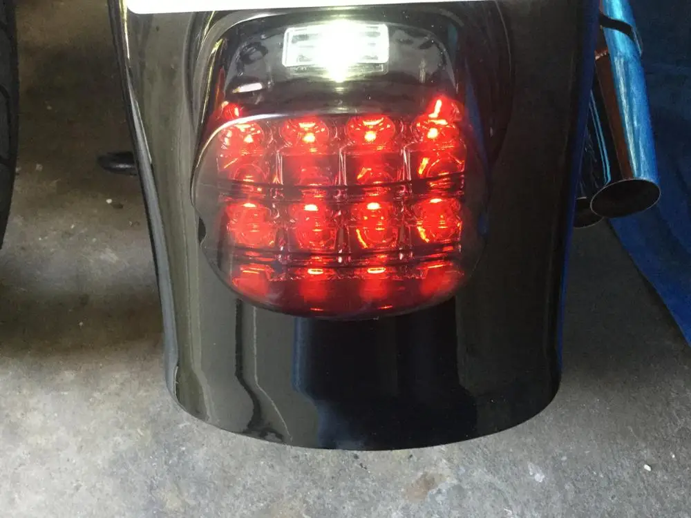 Motorcycle Turn Signal Brake Led Light Tail Lights LED Brake Tail Lamps For Harley Fat Boy FLSTF Night Train FXSTB Softail Sport (14)