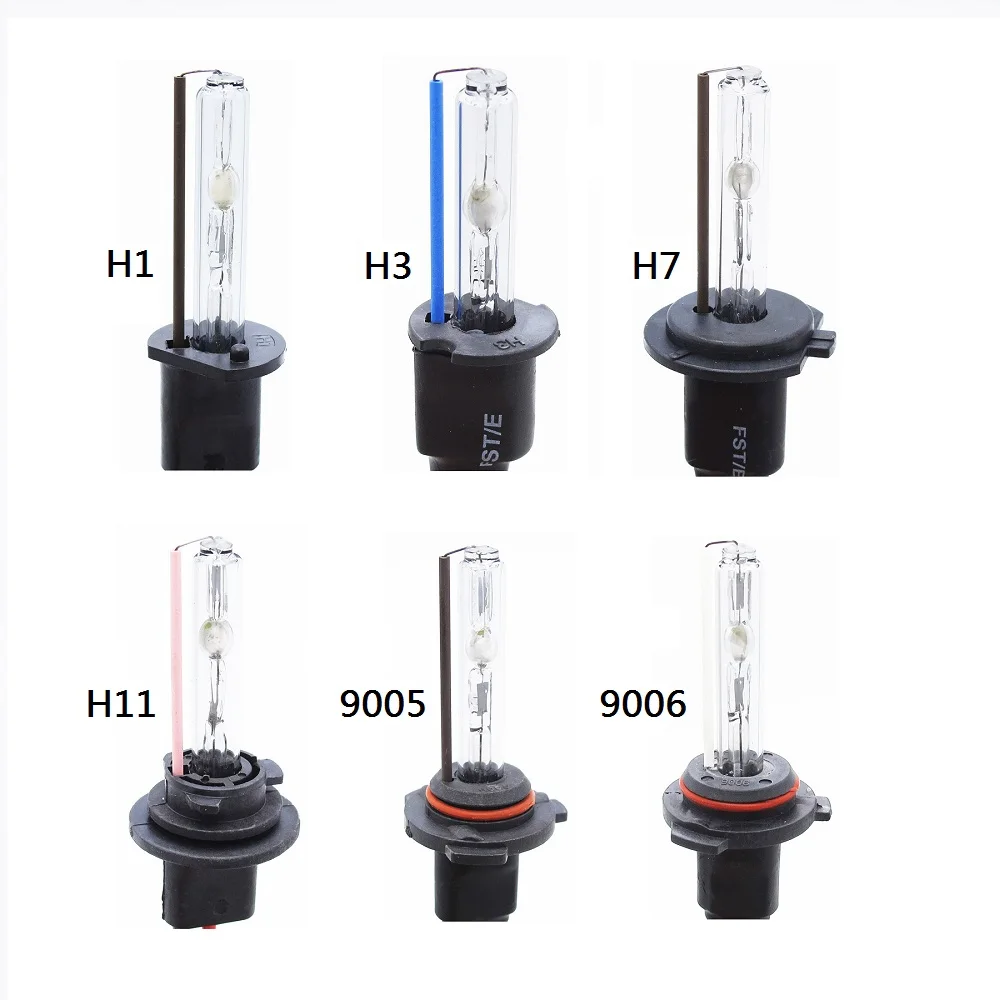 ANBLUB 2 шт. 35 Вт HID ксеноновая лампа постоянного тока 12 В H1 H3 H7 H11 9005 9006 Лампа 4300k 5000k 6000k