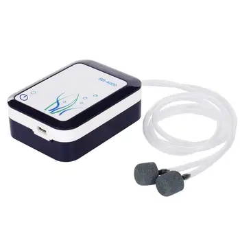 

USB Cable Fish Tank Aeration Pump Aquarium Oxygen Pump Small Ultra-quiet Charging Aerator Portable AC DC Dual Use Air Pump