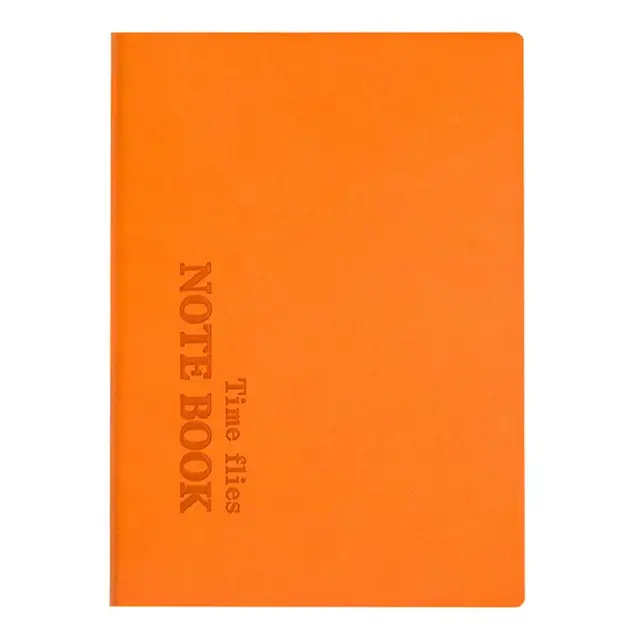leather graph paper notebook 8 x 6 inch 132 sheets orange in graph paper notebook