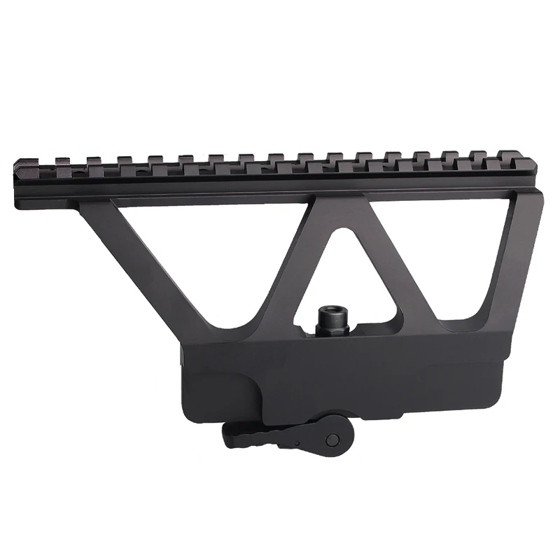 Billige Quick Detach AK Pistole Montieren Basis Picatinny Side Schiene Montage Für AK 47 AK 74 Jagd Zielfernrohr zubehör HT2 0005