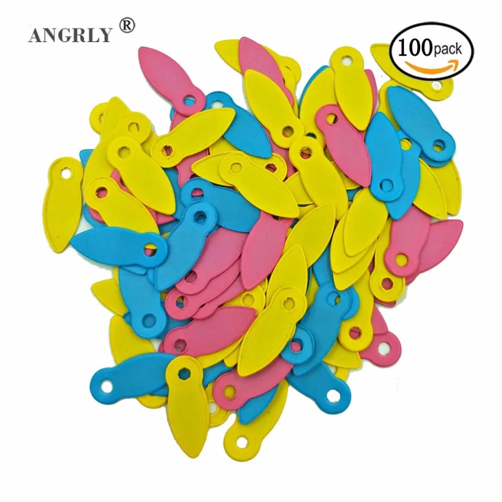 

100Pcs 6 Colors Brads For Rotating Locks Buttons Diy Photo Album Frame Decoration Brads Embellishment Decoration Scrapbooking