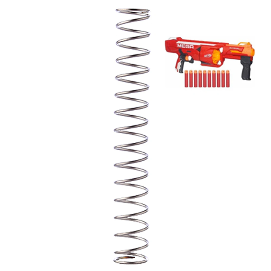 

Surwish High Quality 12KG Upgraded Spring for Nerf N-Strike Mega Series RotoFury Blaster - Silver