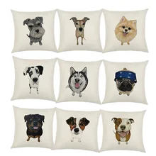 Dongzhen 1X Подушка Автокресла Подушка для автомобильного сидения подголовник подушки милые животные собака поясная защита автостайлинг