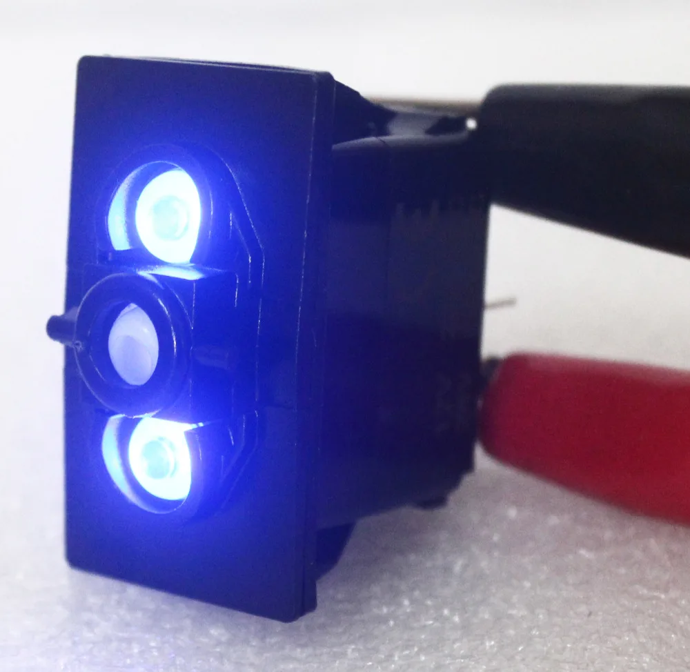 

5 Pins ON OFF Blue Led Lights Rocker Switch Base Only for Carling Arb Narva Style Car Boat Marine