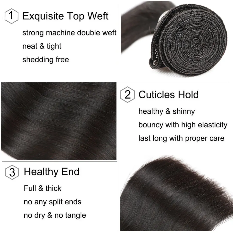 Styleicon Peruvian Straight Hair Bundles with Closure Natural Color 3 4 Bundles Natural Human Hair Bundles Straight with Closure Styleicon Peruvian Straight Hair Bundles with Closure Natural Color 3 4 Bundles Natural Human Hair Bundles Straight with Closure