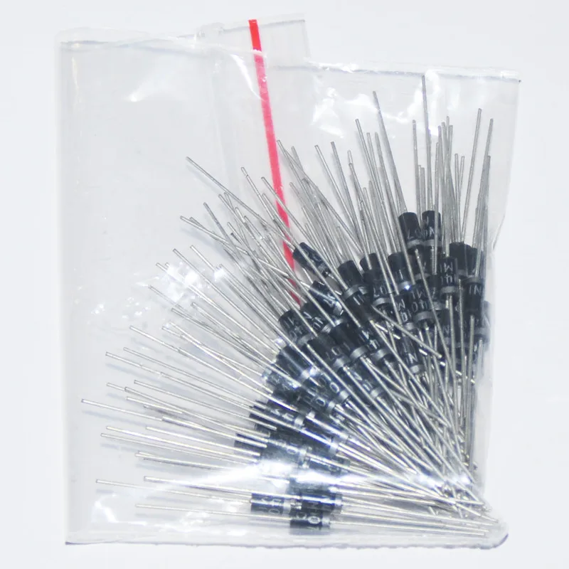 Купить 100 шт. in4007 4007 выпрямительный диод электронный набор диода ...