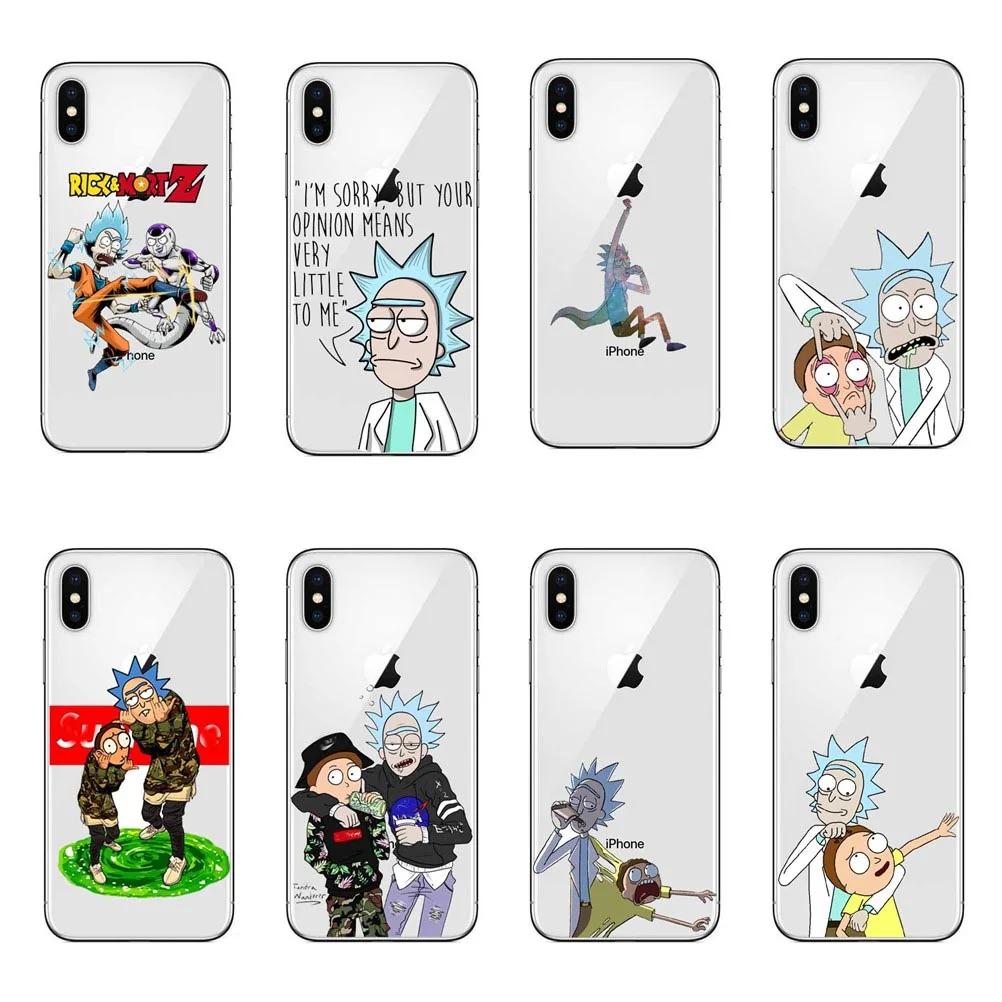 Rick and Morty Soft silicon TPU Phone Case For iPhone X 8 8 Plus 7 7 Plus 6 6s Plus 5 5S SE Clear Soft TPU Gel Protective Cover Rick and Morty Soft silicon TPU Phone Case For iPhone X 8 8 Plus 7 7 Plus 6 6s Plus 5 5S SE Clear Soft TPU Gel Protective Cover